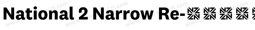 National 2 Narrow Re字体转换